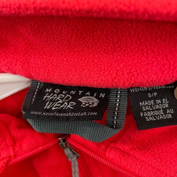 Mountain Hardwear Sweater Women S infrared 1/4 Zip Fleece - Picture 4 of 10